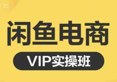 鱼客·闲鱼电商零基础入门到进阶VIP实战课程，帮助你掌握闲鱼电商所需的各项技能-全网VIP网赚项目资源网_会员赚钱大全_中创网_福缘网_冒泡网