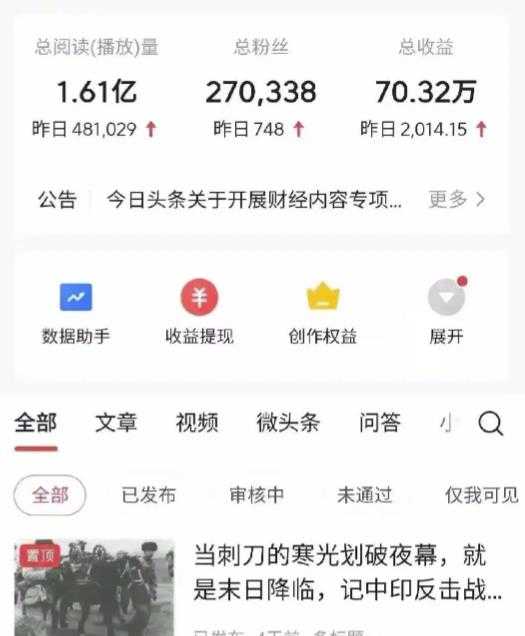 图片[2]-2022年最新中视频变现最稳最长期的项目，一个账号月入几万很简单-全网VIP网赚项目资源网_会员赚钱大全_中创网_福缘网_冒泡网