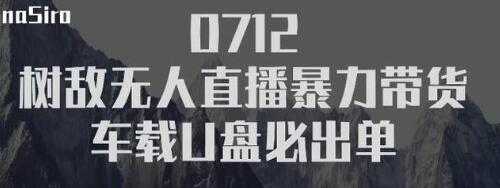 树敌‮习研‬社抖音无人直播暴力带货车载U盘必出单，单号单日产出300纯利润-全网VIP网赚项目资源网_会员赚钱大全_中创网_福缘网_冒泡网