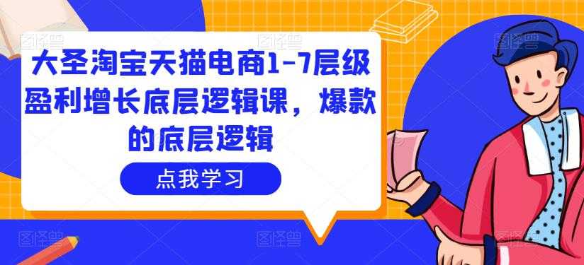 大圣淘宝天猫电商1-7层级盈利增长底层逻辑课，爆款的底层逻辑-全网VIP网赚项目资源网_会员赚钱大全_中创网_福缘网_冒泡网